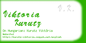 viktoria kurutz business card